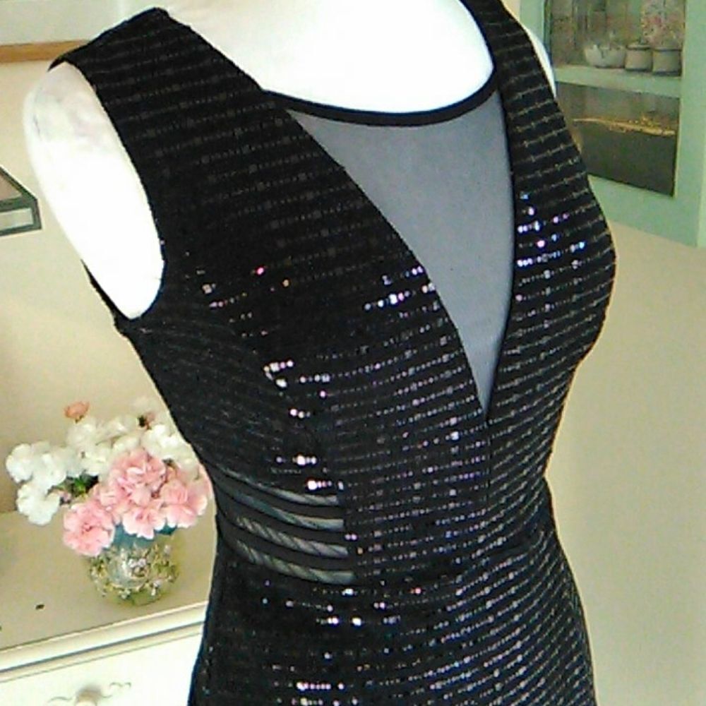 Enfocus Studio Black Sequin Dress - Picture 10 of 15